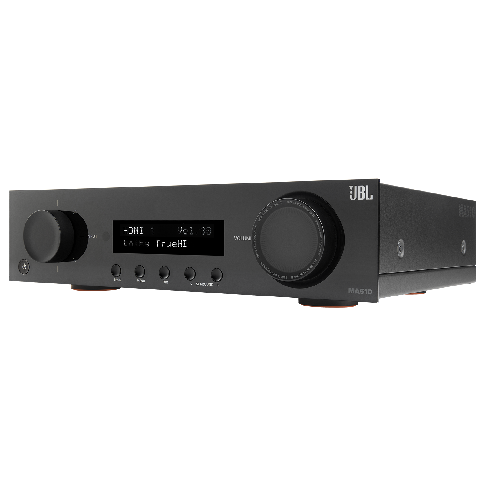 thumbnail image 2 of JBL MA510 5.2-Channel A/V Receiver - 75W Per Channel, Bluetooth, WiFi, HDMI, In White 2 of 11