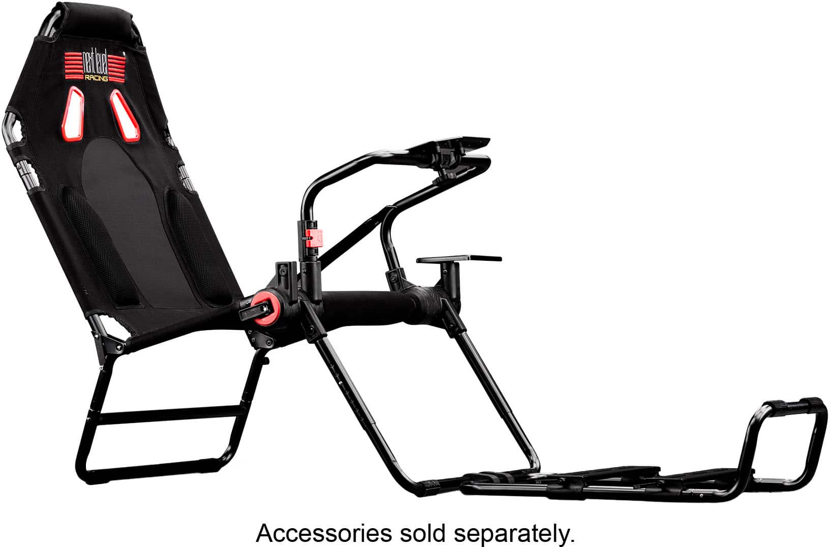 Front. Next Level Racing - GTlite Foldable Simulator Cockpit - Black.