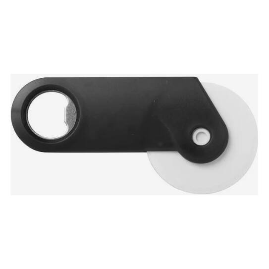Front. Betty Crocker - Betty Crocker Pizza Maker Plastic Cutter with Bottle Opener.