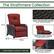 Back. Hanover - Strathmere Outdoor Reclining Armchair - Crimson Red.