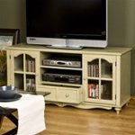 Front Zoom. SEI - Coventry TV Console for Most Flat-Panel TVs Up to 50" - Antique White.