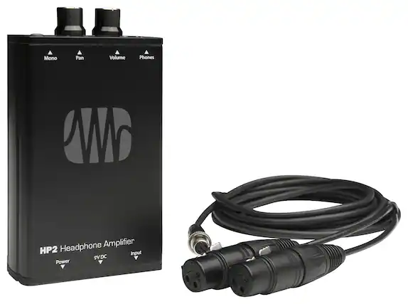Front. PreSonus - HP2 Personal Headphone Amplifier - Black.