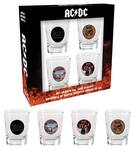 Best Buy: Aquarius AC/DC Shot Glasses (4-Count) Clear 49006