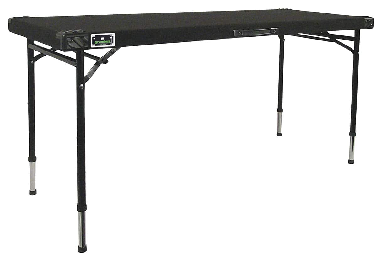 Grundorf - Adjustable Table - Black - Front_Zoom