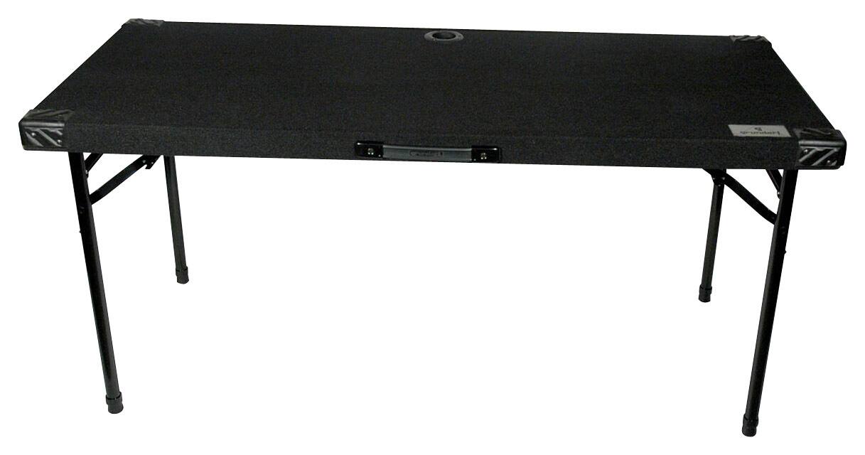 Grundorf - Adjustable Table - Black - Larger Front