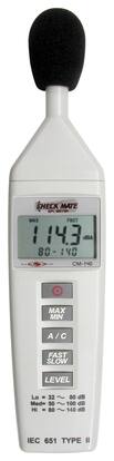 Checkmate Monitor Sound Galaxy Audio Checkmate SPL Meter Silver MICCM140 - Best Buy