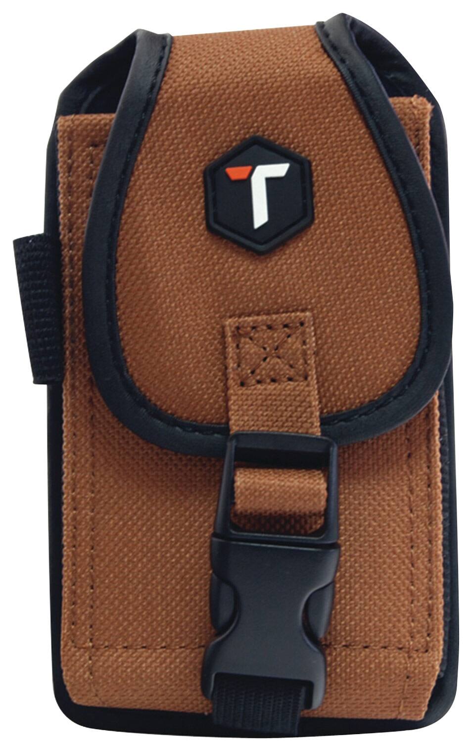 Front. ToughTested - Pouch for Most Cell Phones - Tan.