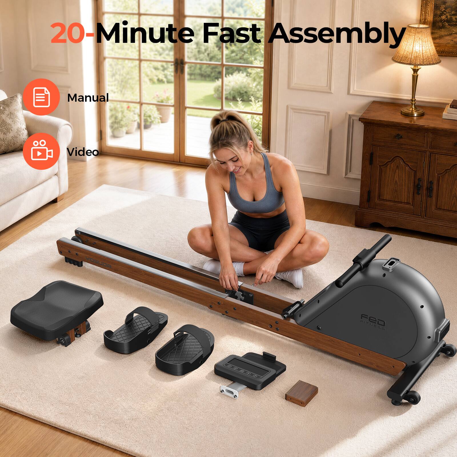 20-Minute Fast Assembly

Manual
Video