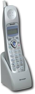 Angle Standard. Sharp - 2.4GHz Expandable DSS Cordless Handset.