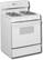 Angle Standard. GE - 30" Spectra Gas Range - White on white.