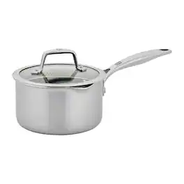 ZWILLING - Energy Plus 2-qt Ceramic Nonstick Tall Saucepan - Stainless Steel