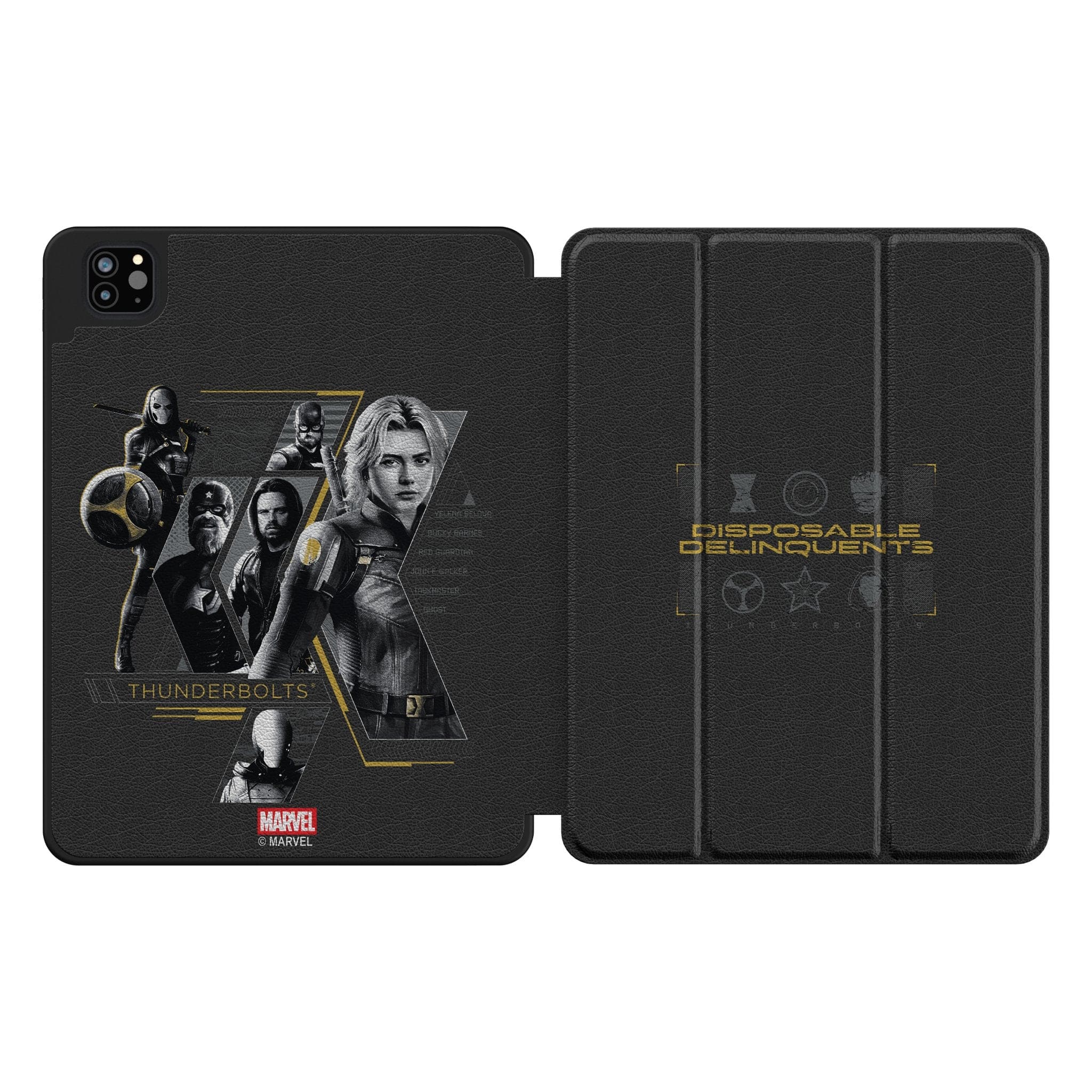 Keyscaper - Marvel Badge Tablet Case - Apple iPad (10th Gen) - Thunderbolts 3