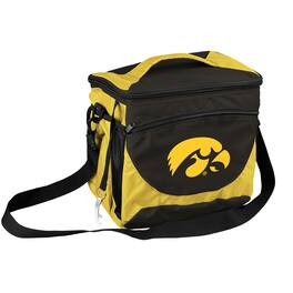 Logo Brands - Iowa Hawkeyes Logo 24-Can Cooler - Multicolor
