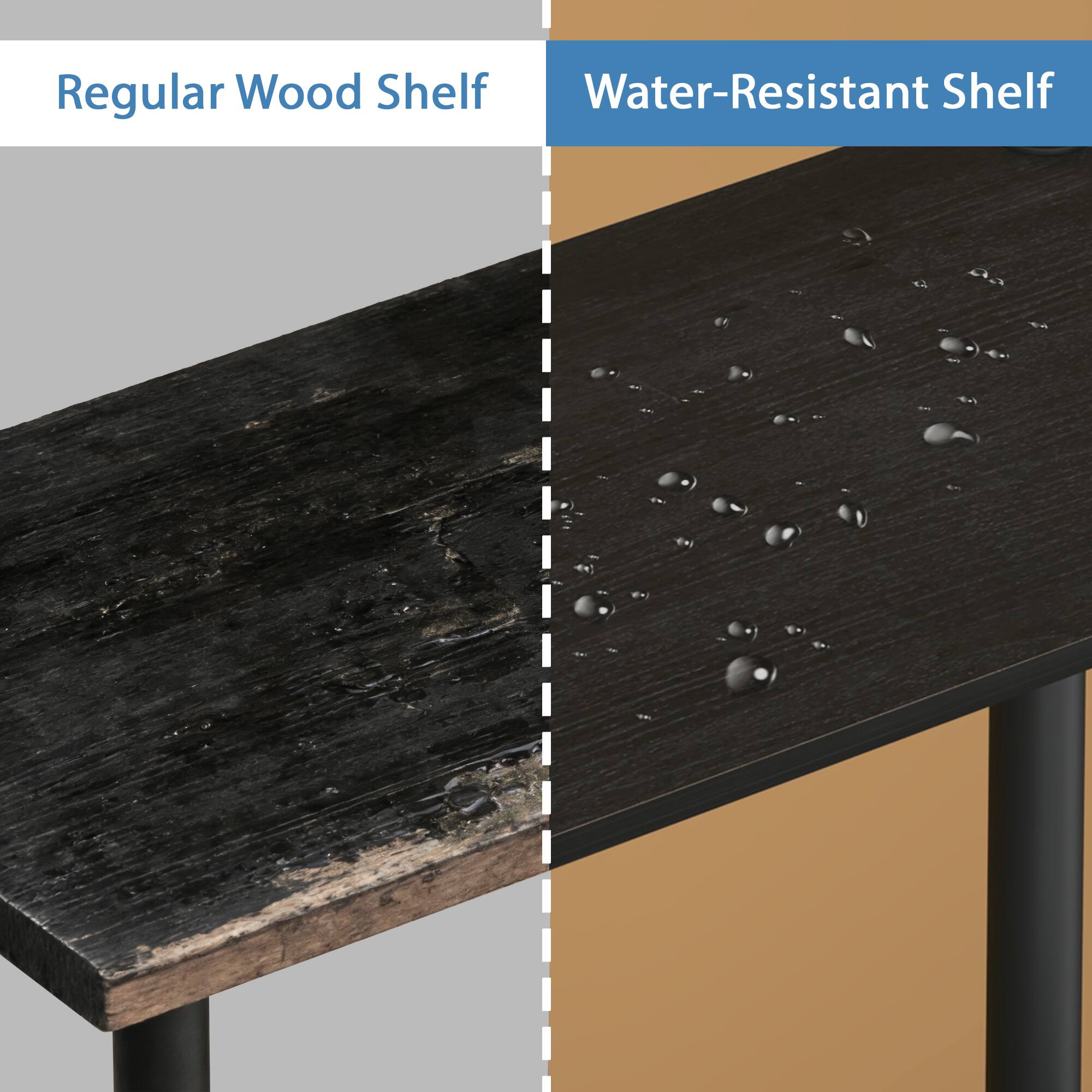 Regular Wood Shelf  
Water-Resistant Shelf