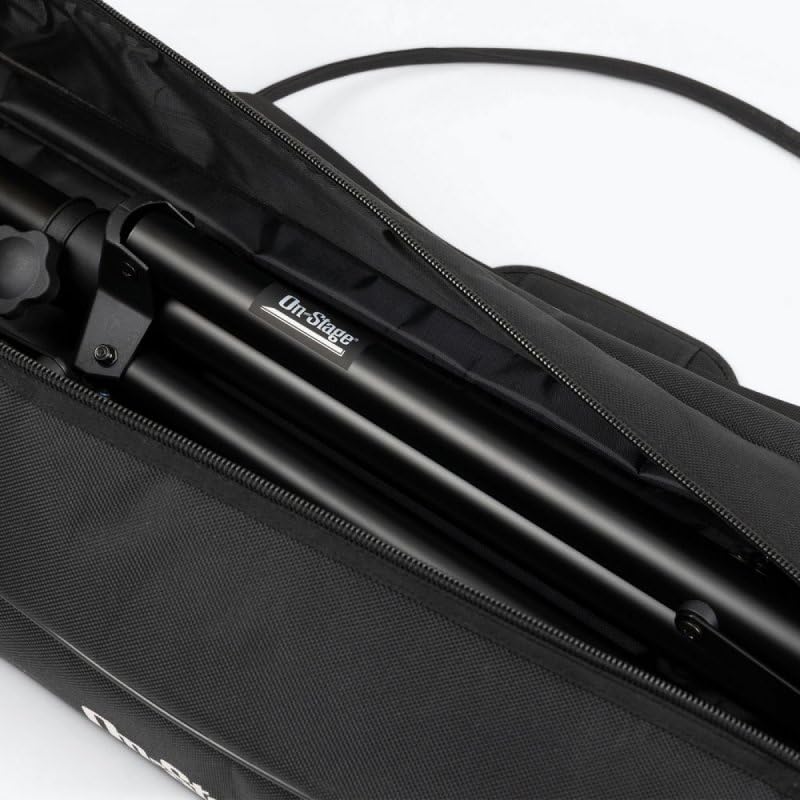 Angle. On Stage Stands - On-Stage SSB6500 Speaker Stand Bag (Storage and Transportation for Portable PA, Lighting, and Mic Stands or Drum-Kit - Black.