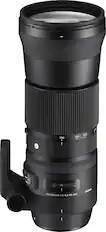 Front. Sigma - 150-600mm f/5-6.3 Sports DG OS HSM Contemporary Hyper-Telephoto Lens for Most Nikon SLR Cameras - Black.