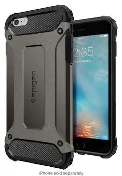 Spigen Tough Armor TECH Case for Apple iPhone 6 Plus and 6s Plus Gunmetal SGP11746 - Best Buy Spigen Tough Armor TECH Case for Apple iPhone 6 Plus and 6s Plus Gunmetal SGP11746 - Best Buy