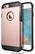 Front. Spigen - Tough Armor Case for Apple® iPhone® 6 and 6s - Rose Gold.