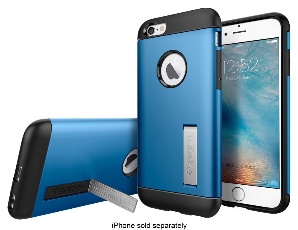 Spigen Slim Case for Apple® iPhone® 6 6s Electric Blue SGP11606 Best Buy