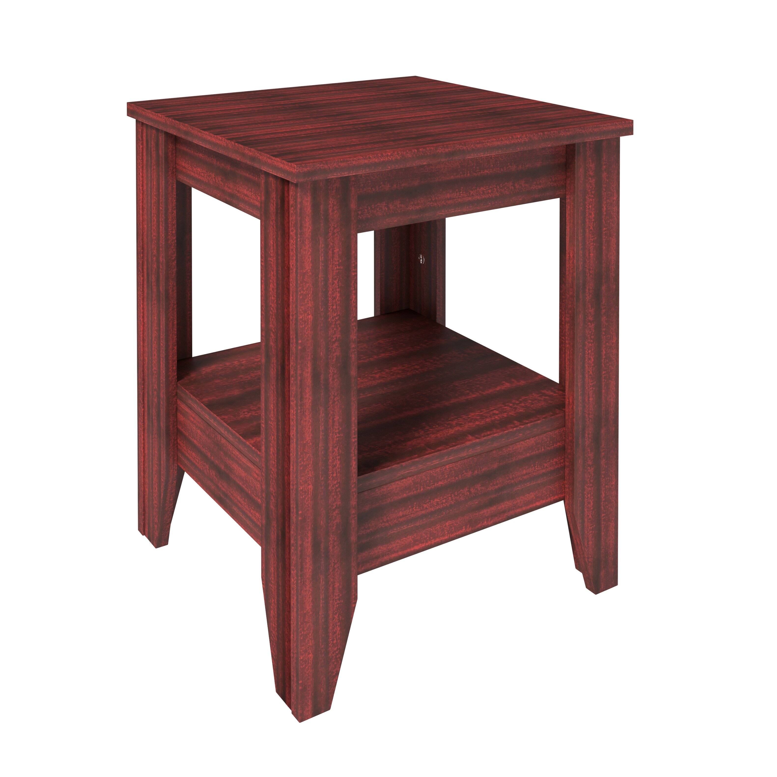 Alt View 2. Boyd Sleep - Boyd Sleep 19.7" Medium Density Fibreboard Prato Classic Nightstand - Cherry.