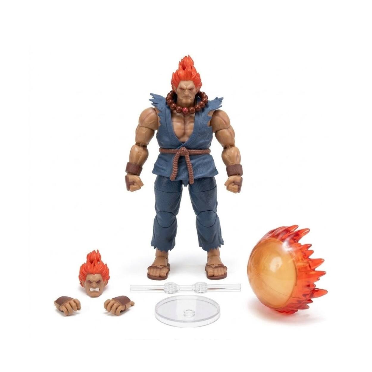 Left. Kratos Power - Jada Toys Street Fighter II Set (Ken, Cammy, E. Honda, Sagat, Akuma, and Vega).