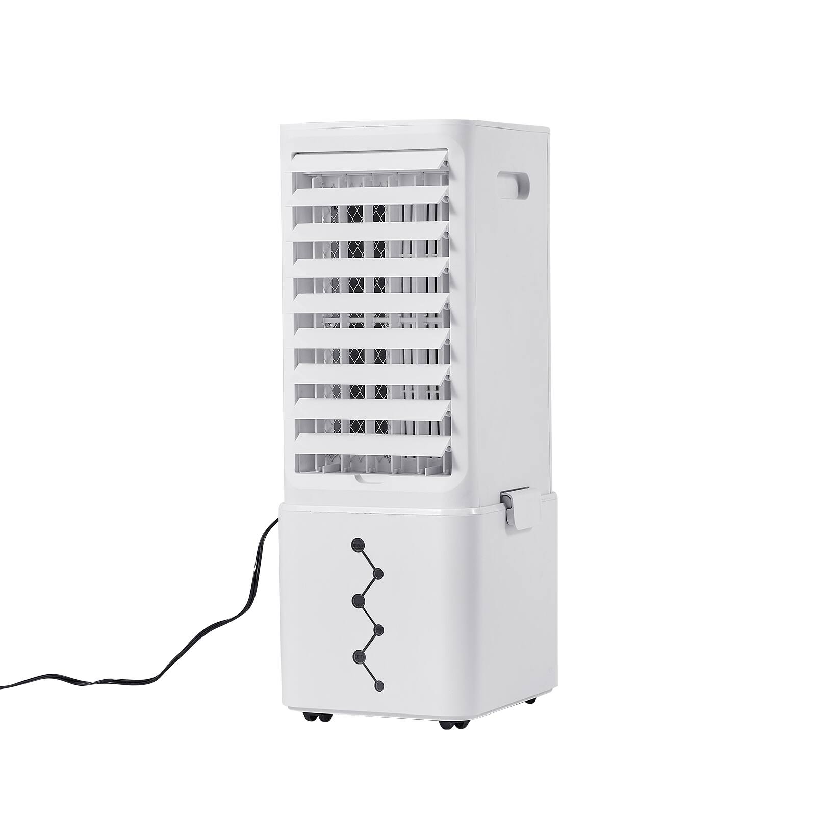 Alt View 5. VEVOR - Portable Air Conditioner, 9L 550 CFM Swamp Cooler Air Conditioner with 12H Timer & Remote Control - White.