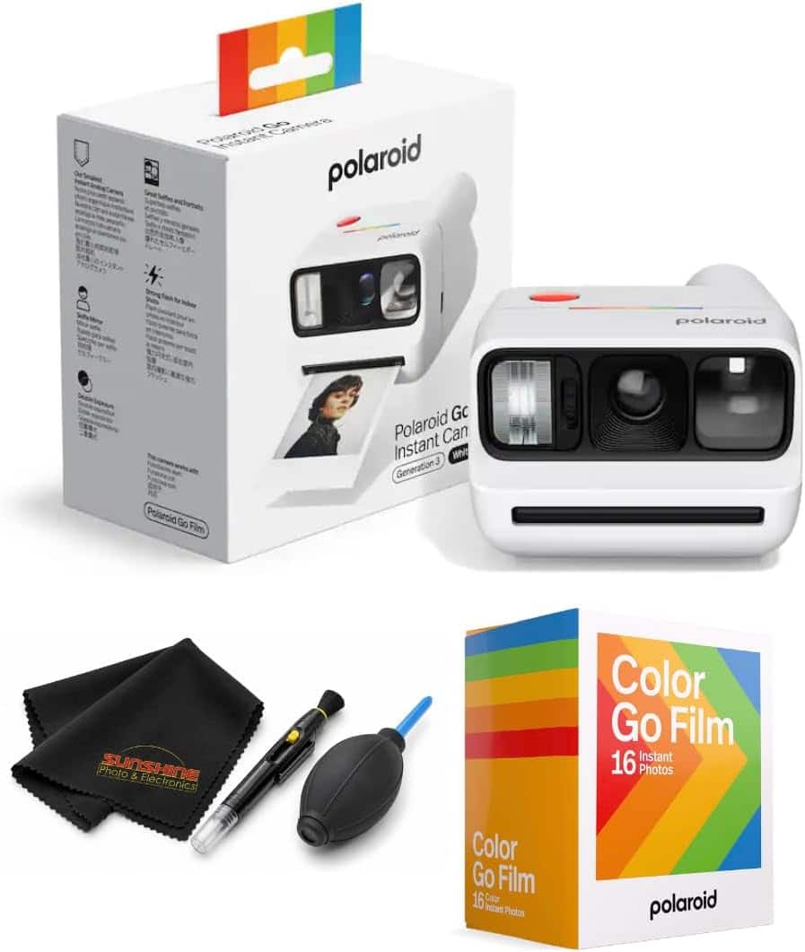 Polaroid - Go Generation 3 - Mini Instant Film Camera - White