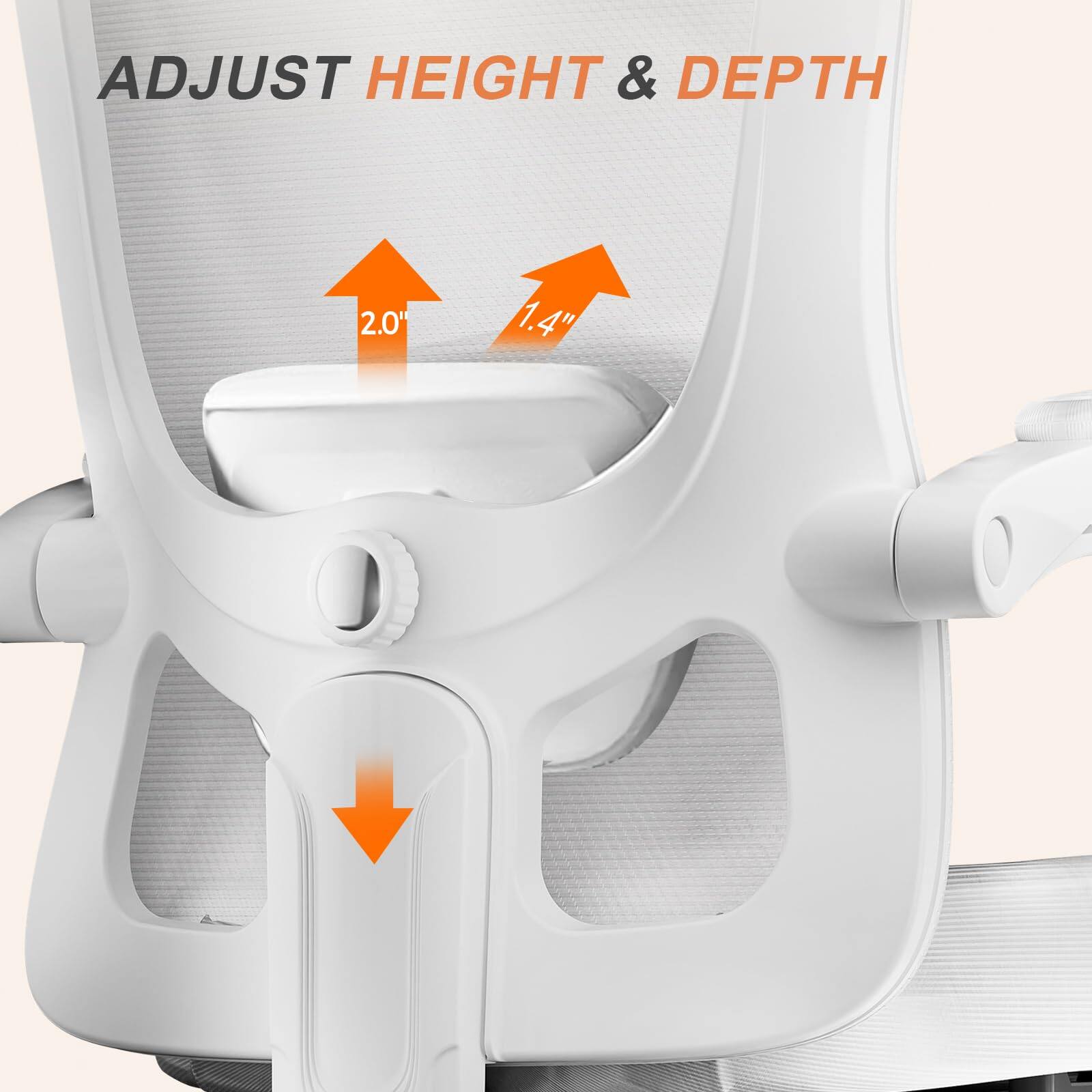 ADJUST HEIGHT & DEPTH

2.0"  
1.4"