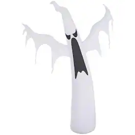 PULUZ - 6' Tall Halloween Inflatables Outdoor Decorations Ghost - White