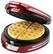 Angle. Nostalgia - Retro Series '50s-Style Waffle Maker - Red.