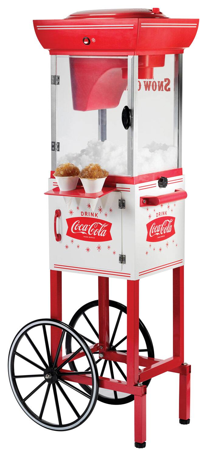 Best Buy Nostalgia CocaCola Series Snow Cone Cart Red/White SCC399COKE