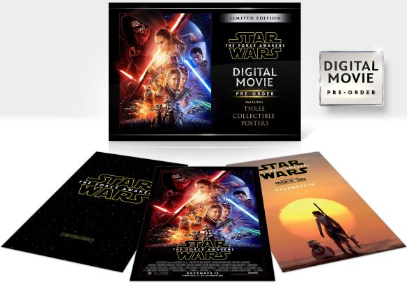  Star Wars: The Force Awakens [Digital HD Copy Only] [DVD] [2015]