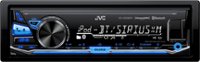 Front Zoom. JVC - Built-in Bluetooth - Apple® iPod®- and Satellite Radio-Ready - In-Dash Receiver with Detachable Faceplate - Black.