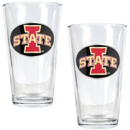 Great American Products - Iowa State Cyclones 16oz. Pint Glass Set - Multicolor