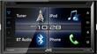 JVC - 6.2" - CD/DVD - Built-In Bluetooth - Apple® iPod®-Ready - In-Dash Receiver - Black - Larger Front