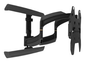 Chief - Thinstall TV Wall Mount for Most 26" - 52" Flat-Panel TVs - Extends 18" - Black - Front_Zoom