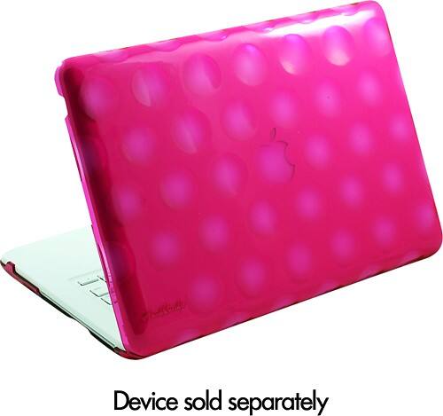 Angle Standard. Hard Candy Cases - Bubble Shell Laptop Case for 13" Apple® MacBook® Pro - Pink.