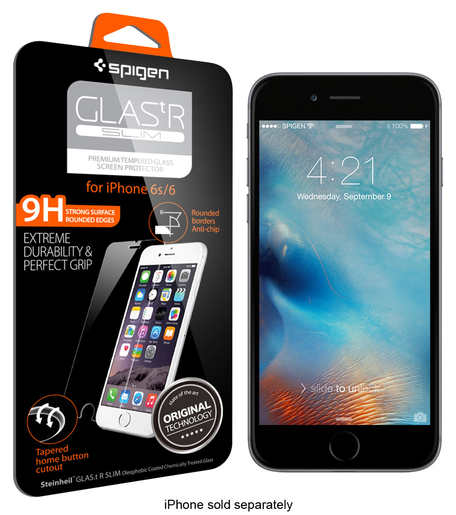 Best Buy: Spigen GLAS.tR Screen Protector for Apple® 6s Clear SGP11588