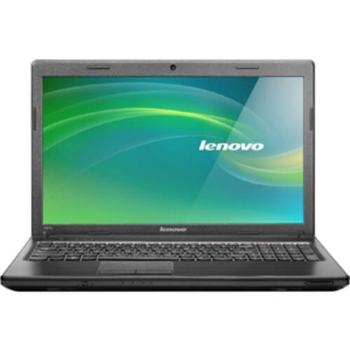 Front Standard. Lenovo - 15.6" Essential Notebook - 4 GB Memory - 320 GB Hard Drive - Black.