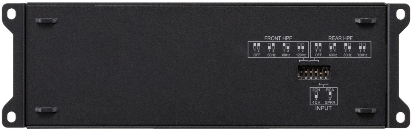 Back View: AudioControl - 300W Monoblock Class D Micro Amplifier - Black