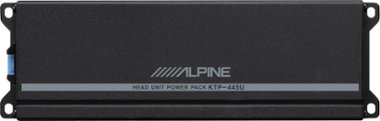 Alpine - Power Pack 180W Class D Bridgeable Multichannel Amplifier with High-Pass Filter - Black - Front_Zoom