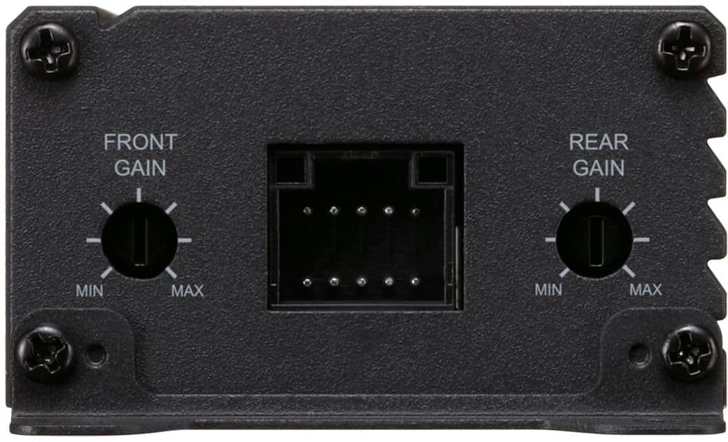 Alt View 11. Alpine - Power Pack 180W Class D Bridgeable Multichannel Amplifier with High-Pass Filter - Black.