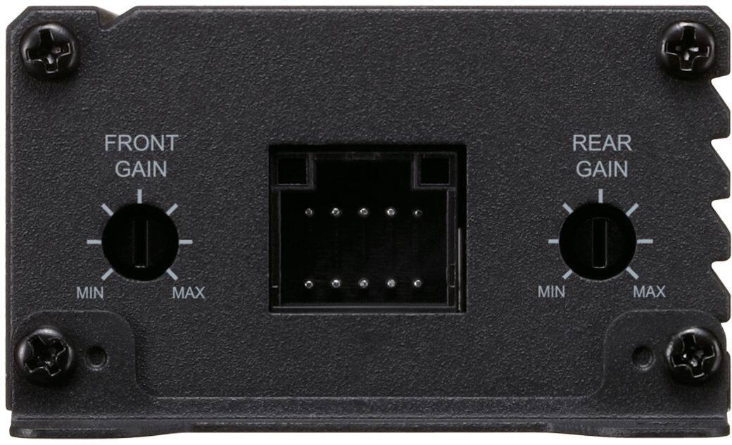 Alt View 11. Alpine - Power Pack 180W Class D Bridgeable Multichannel Amplifier with High-Pass Filter - Black.