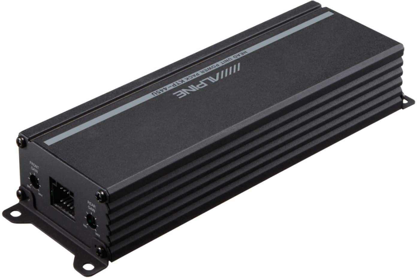 Alt View 13. Alpine - Power Pack 180W Class D Bridgeable Multichannel Amplifier with High-Pass Filter - Black.