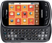 Front Standard. Samsung - Brightside Cell Phone - Black (Verizon Wireless).