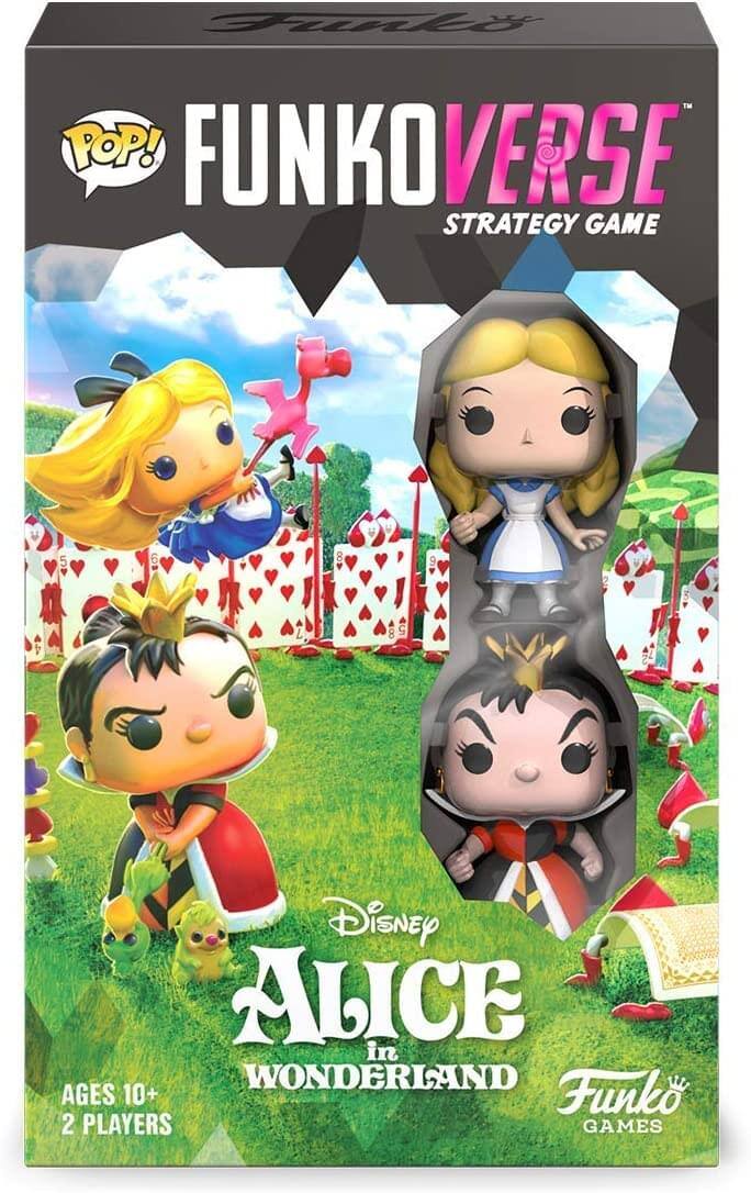 Funko Verse Strategy Game  
Disney Alice in Wonderland  
Ages 10+  
2 Players  
Funko Games