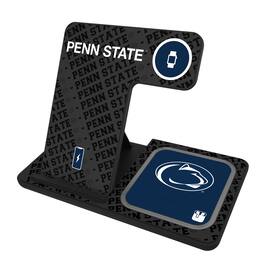 Keyscaper - Penn State Nittany Lions 3-In-1 Wireless Charger - Multicolor