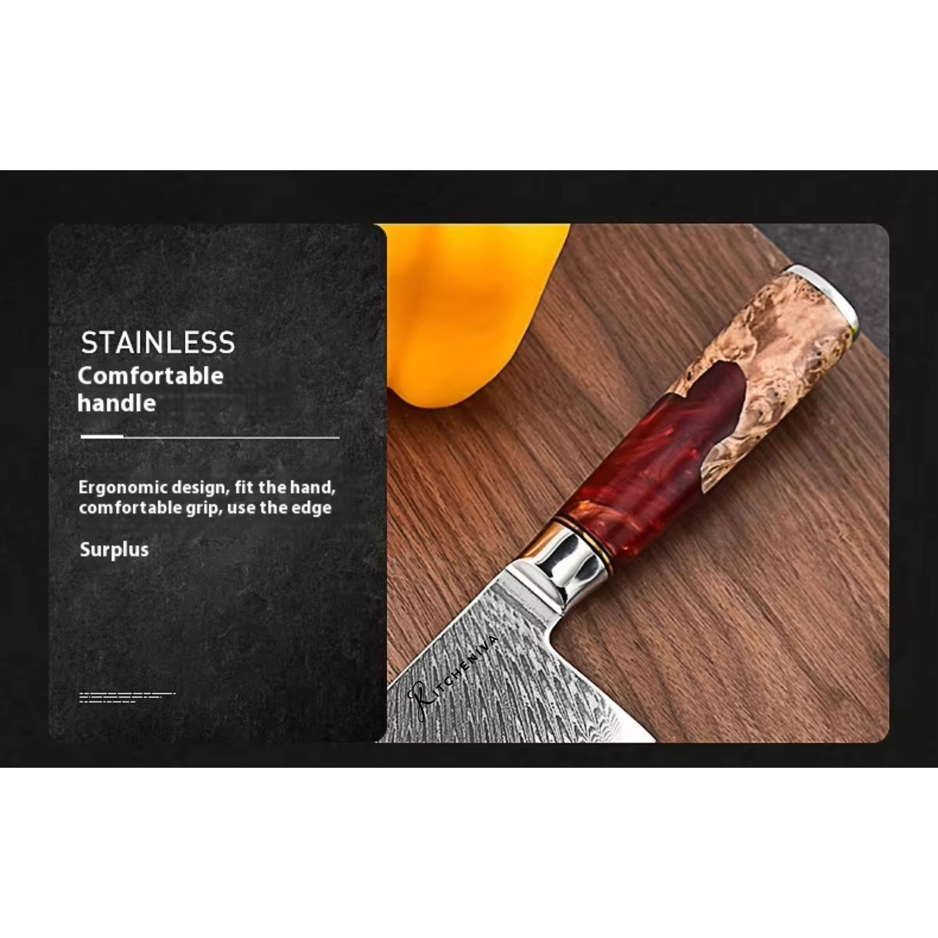 STAINLESS  
Comfortable handle  

Ergonomic design, fit the hand, comfortable grip, use the edge  

Surplus