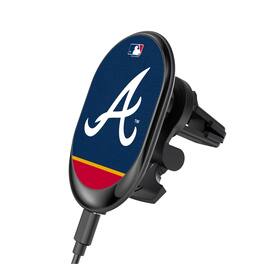 Keyscaper - Atlanta Braves Wireless Magnetic Car Charger - Multicolor