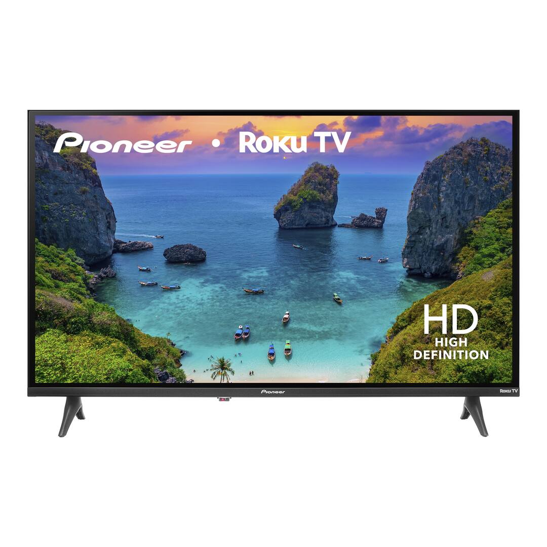 pioneer 32 class led hd 720p smart roku tv
